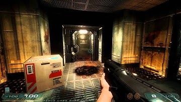 Doom 3: RoE Walkthrough Part 3 HD - Erebus - Level 3: Erebus Labs