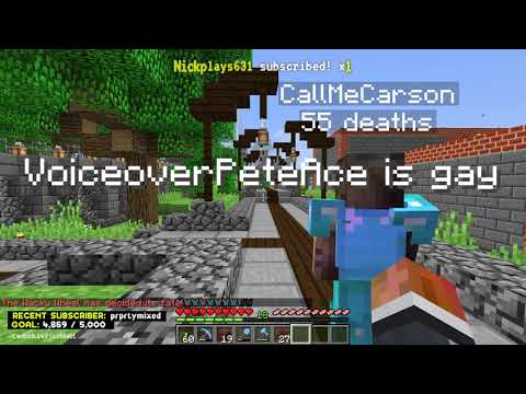 VoiceoverPete is Gay - SMP Live Clip #3