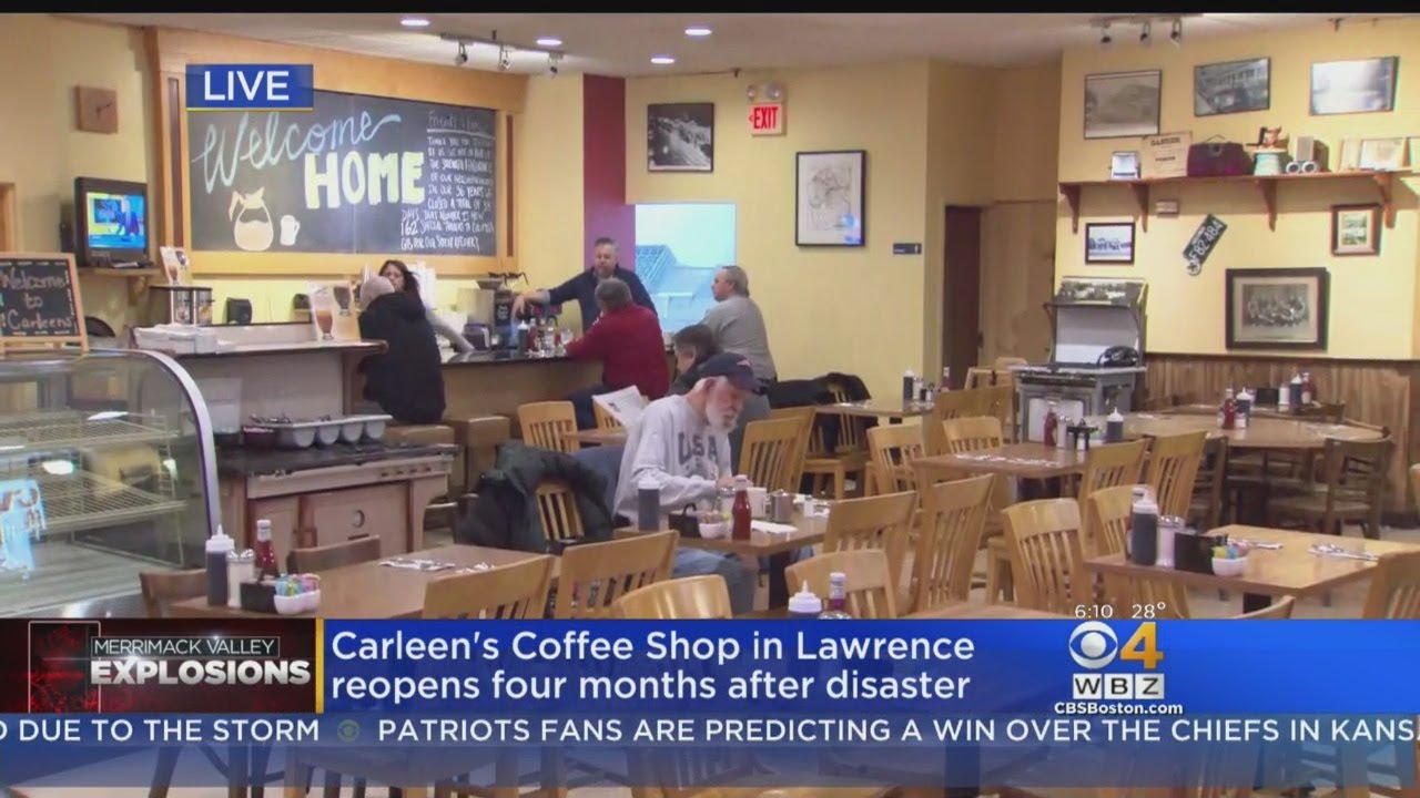 Carleen's Coffee Shop Opens For First Time Since Merrimack Valley