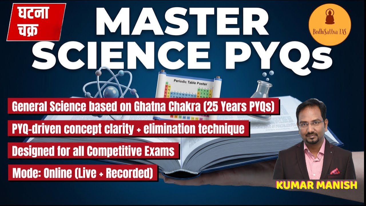Ghatna Chakra General Science | PYQs Strategy | Subdivision of Biology | Demo Class 1 