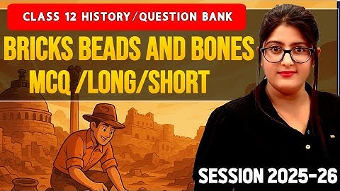 Bricks beads and bones class 12 important questions