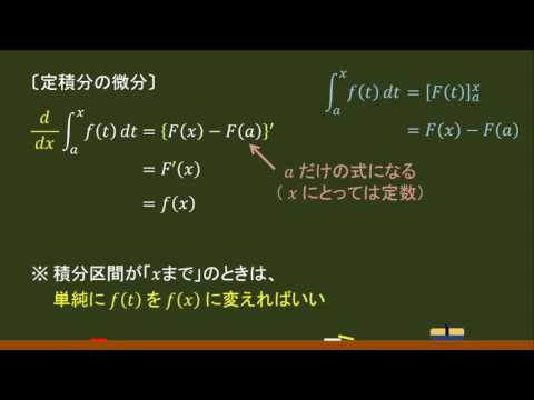 〔数Ⅱ・積分法〕定積分の微分 －オンライン無料塾「ターンナップ」－