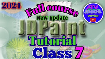 How to mirror desing in jdpaint 5 21 tutorial .for cnc router machine .class 7 #jdpaint