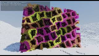 Devlog 3, Terrain, material editor and building a house