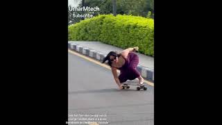 bike fail from the campgrounds skate on Longboarding Electric Unicycle#viral#pluging