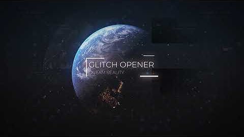 Technology Glitch Earth Titles - After Effects Template (Space Project)