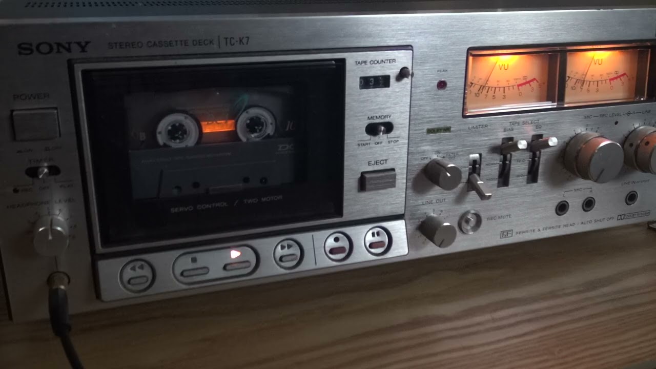 カセットデッキ】SONY TC-K7 で「鳥の詩」【再生】 - YouTube