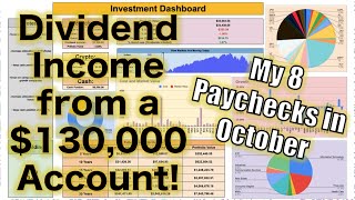 How Much My Dividend Portfolio Paid Me in October! ($130,000 Account!)