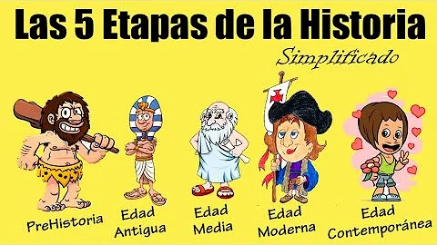 ¿Cuáles son las 5 etapas de la edad?