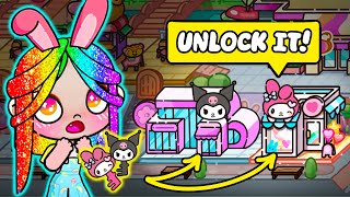 New Kuromi and My Melody House in Avatar World #2 | New Secret Hacks | Naomi Toca