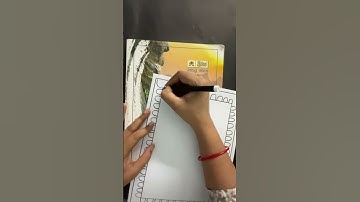 Front page border design,title page border  #projectfiledecoration #border_design #shorts #indietube