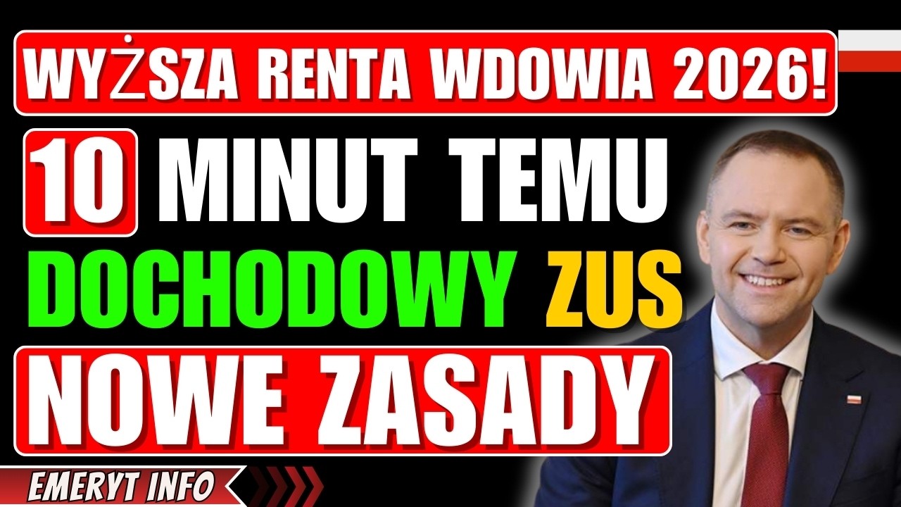 Renta wdowia 2026 – pełna instrukcja krok po kroku + próg dochodowy!