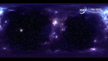 Animation of scene lighting using HDRI 16k texture without added light (Environment map)