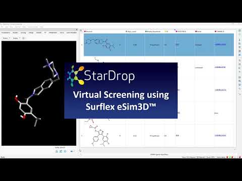 3D Virtual Screening with Surflex eSim3D