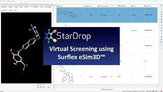 3D Virtual Screening with Surflex eSim3D