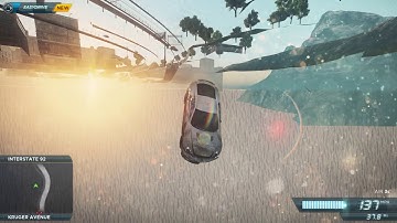Need for Speed Most Wanted fall off map glitch 2