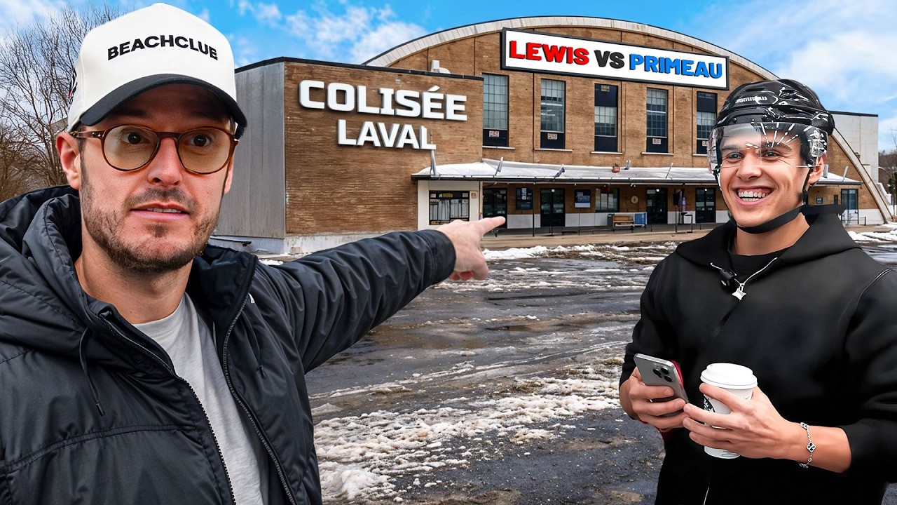 J'ai visité l'aréna pour le match contre LewisleFou