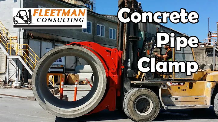 Forklift Concrete Pipe Clamp Attachment | Fleetman Consulting Inc.