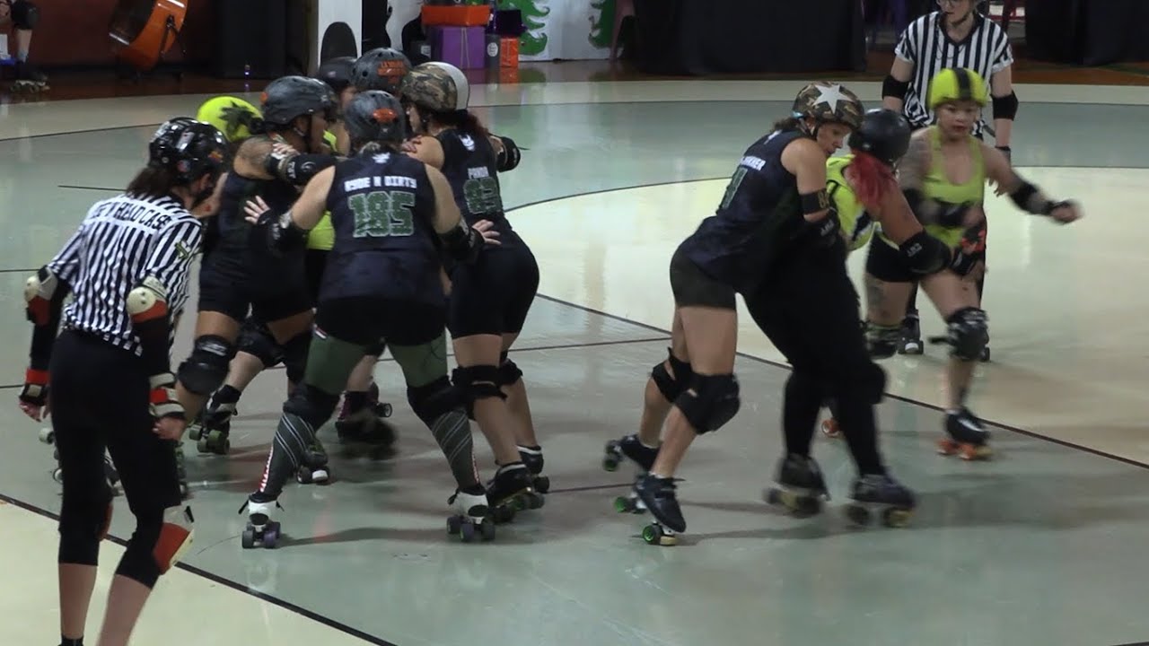 Roller Derby Highlights CGRD Bombers vs El Paso TexPistols 2022 YouTube