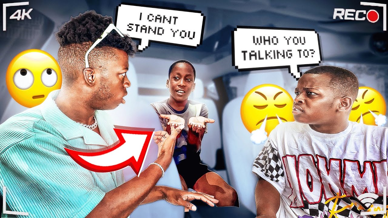 BEING MEAN TO MY BOYFRIENDS BROTHER TO SEE HIS REACTION *REVENGE PRANK*