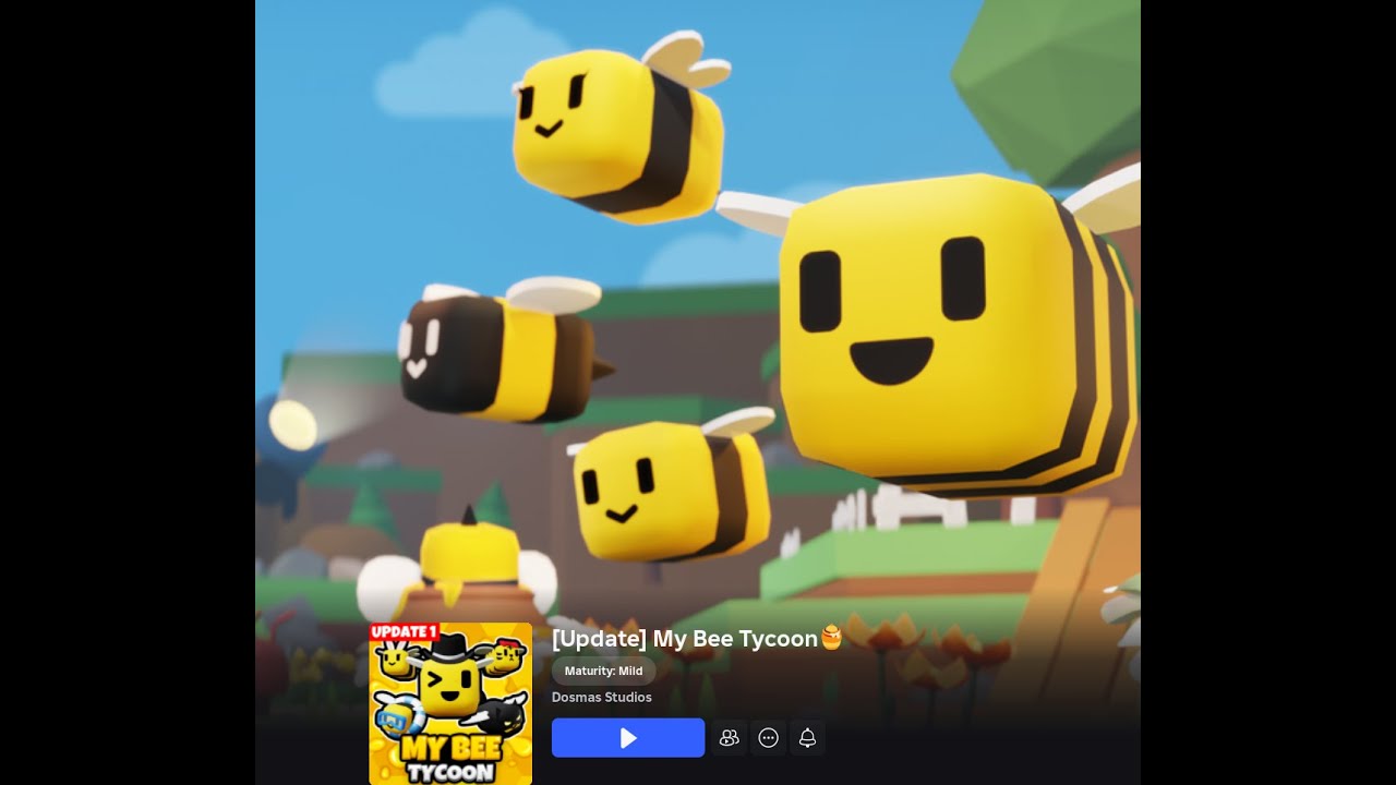 My Bee Tycoon had an UPDATE, and I ALMOST MISSED IT! 🐝🐝🐝🍯🍯🍯🎮🎮🎮🕹️🕹️🕹️ ⁨@Roblox⁩