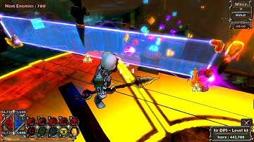 Dungeon defenders - Deeper well MNHC survival wave 25 complete setup