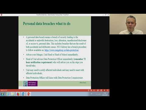 NUI Galway Data Protection Update