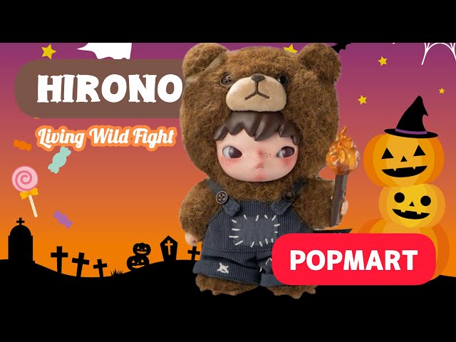 POPMART🧸開封】Hirono Living Wild Fight for Joy ぬいぐるみ