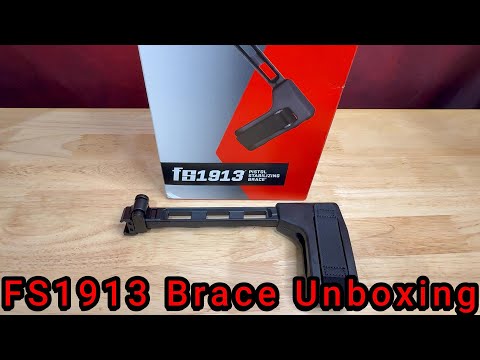 SB Tactical FS1913 Polymer Pistol Brace Unboxing & Aluminum Comparison