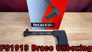 SB Tactical FS1913 Polymer Pistol Brace Unboxing & Aluminum Comparison