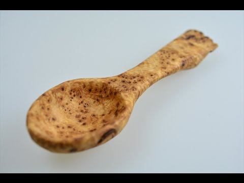 ブッシュクラフト：その場で作れる即席スプーン - YouTube