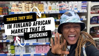 Things they sell in Finland 🇫🇮 African Market that is shocking 😳 #finland #viral #foreigner