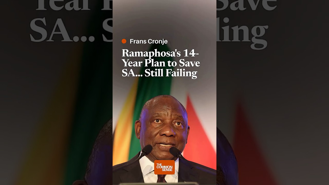 Ramaphosa's 14-Year Plan to Save SA... Still Failing