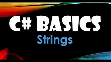 19. (C# Basics Beginner Tutorial) Strings