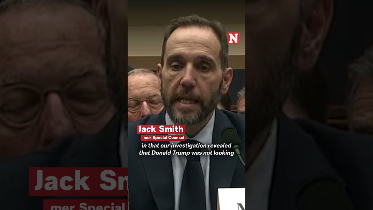 Trump Knew Election ‘Fraud Claims He Was Making Were False': Jack Smith