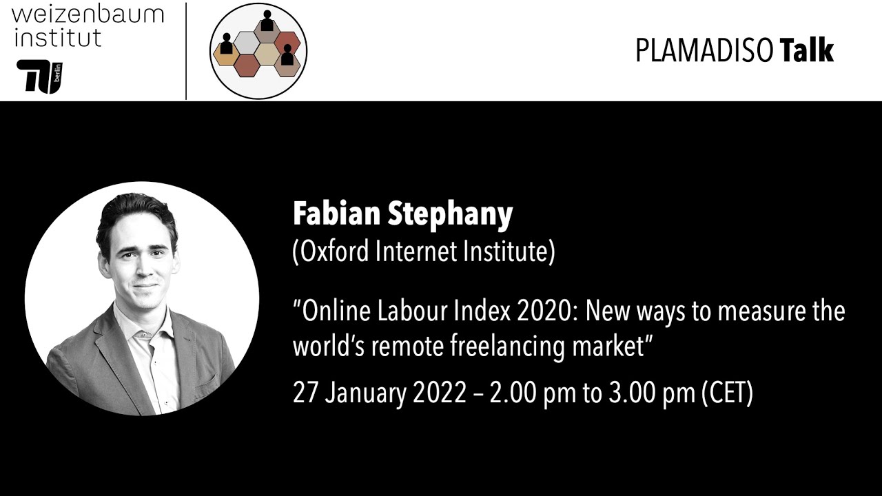 “Online Labour Index 2020”, Fabian Stephany