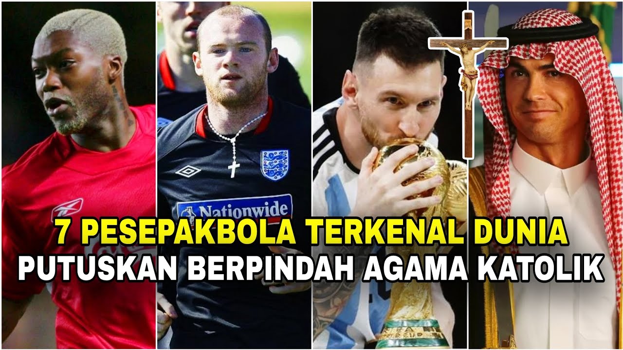 7 PESEPAKBOLA TERKENAL DUNIA putuskan BERPINDAH AGAMA KATOLIK 2025‼️No. 2 tak sangka.. 