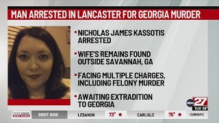 Georgia man arrested in Lancaster County for wife’s murder, dismemberment