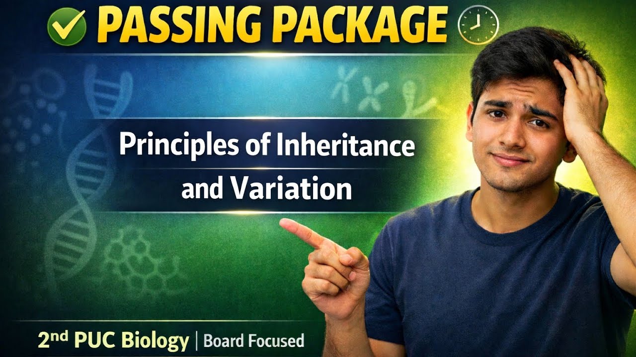 2nd PUC Biology Passing Package 2026 | Principles of Inheritance and ...