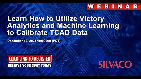 Learn How to Utilize Victory Analytics and Machine Learning to Calibrate TCAD Data