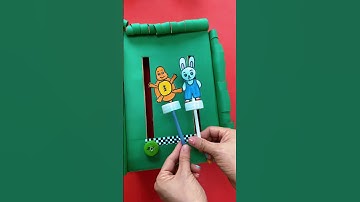 Rùa và thỏ ai nhanh hơn? Cuộc đua động vật #kids #shorts #craft #animals #english