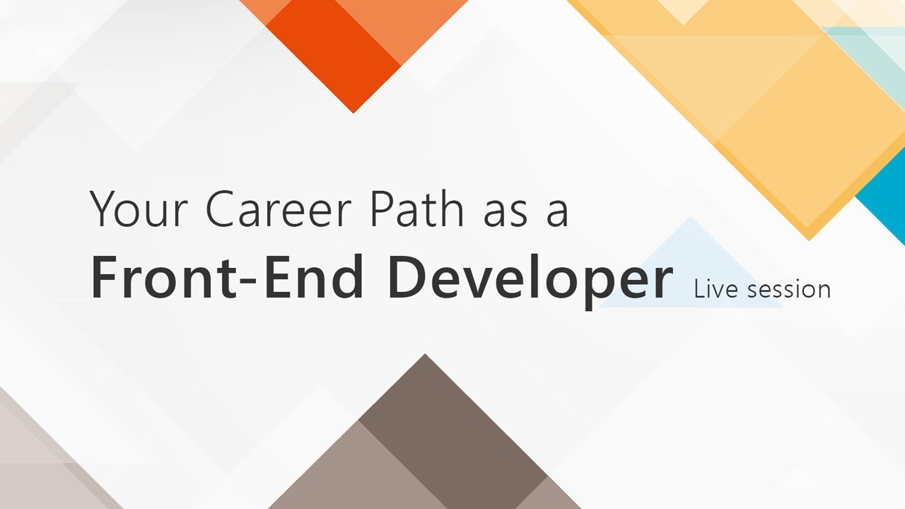 Your Career Path as a Front-End Developer - YouTube