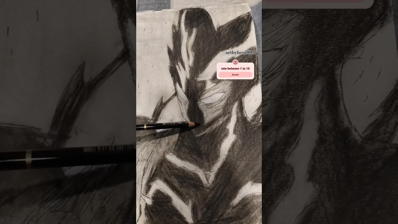 drawing of garou from one punch man season 2