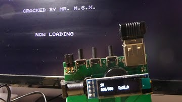 SVI MSX and externial  USB floppy emu, first blood ;)