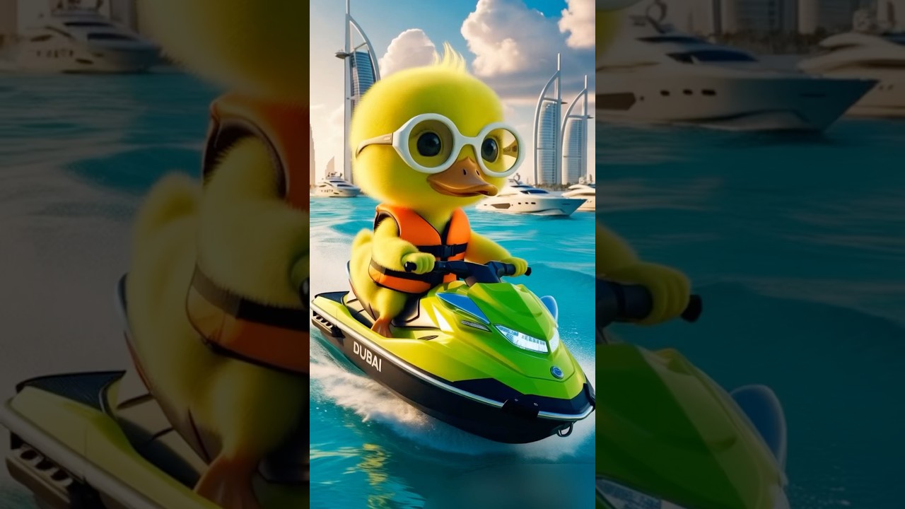 Baby Duck🐤on ocean🌊 