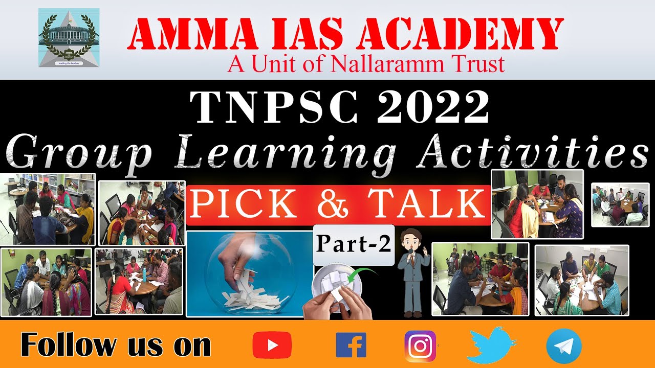 | TNPSC 2022 |  | Group Learning Activities | PICK & TALK Part- 2 |