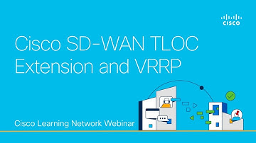Cisco SD-WAN TLOC Extension and VRRP