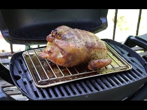 Weber Q Roast Chicken Youtube