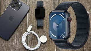 Apple Watch Series 9 45mm Unboxing and Setup