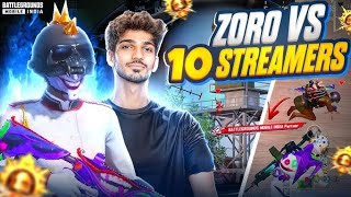 STREAMER SHOCKED ZORO ROCKED 🤯|4k VIDEO QUALITY #pubg #zoro #streamer 